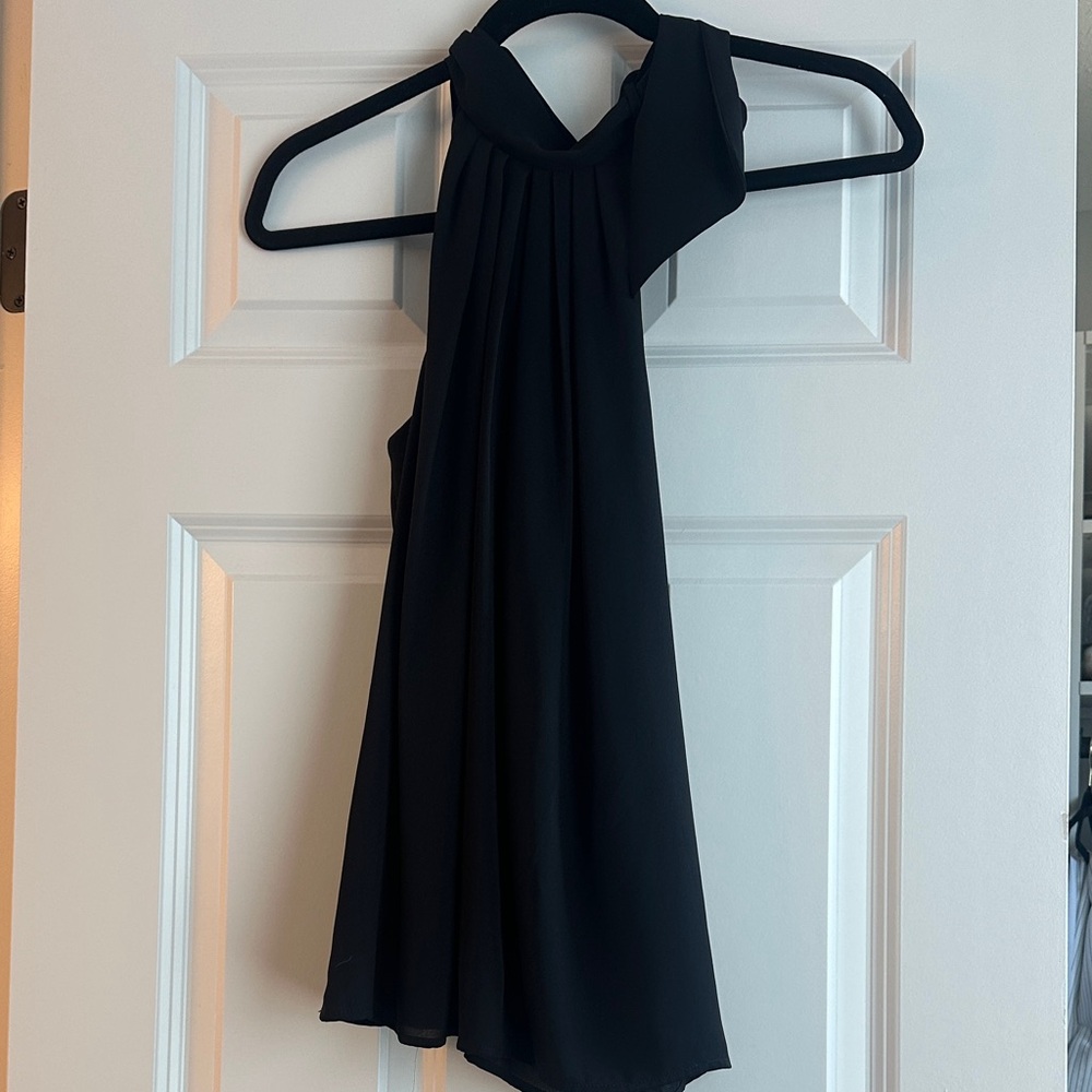 Express Black Halter Blouse